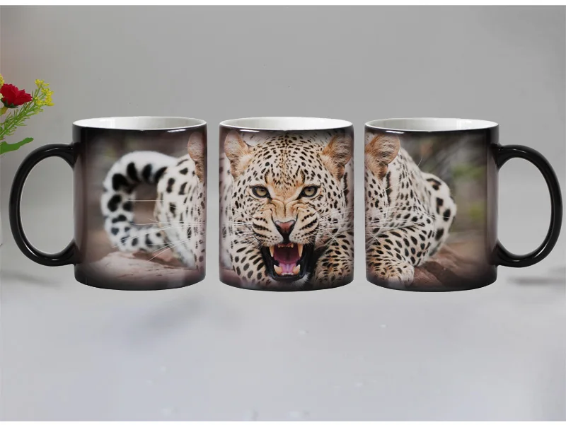 Бесплатная доставка Термочувствительная кофейная кружка с изображением