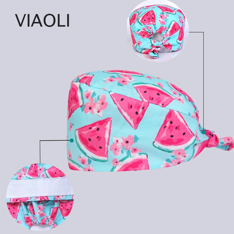 hat Viaoli, новая мода, женская медицинская униформа, одежда для кормящих, короткий рукав, рабочая одежда, v-образный вырез, однотонная, летняя, короткий рукав, униформа медсестры - Цвет: hat