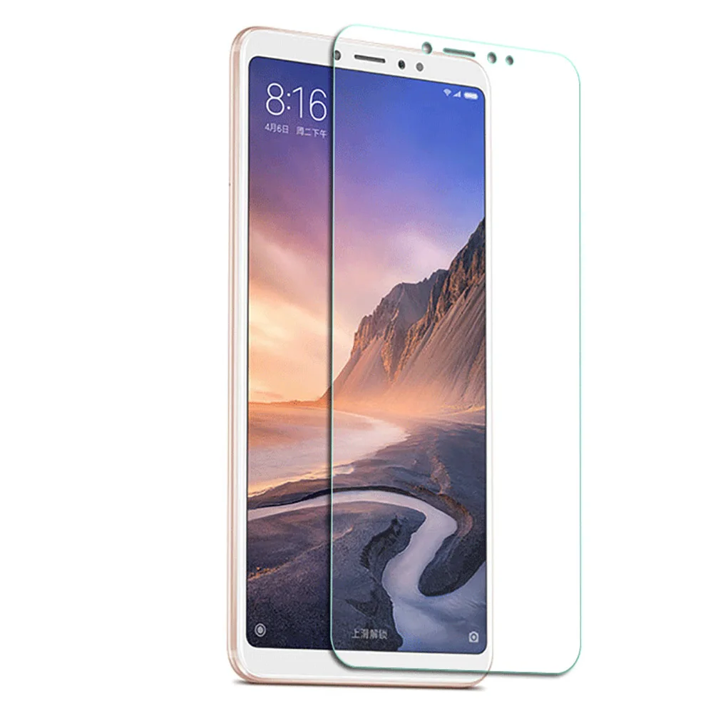Закаленное стекло 9H 2.5D для Xiaomi Mi MAX 2 3 MIX 2S Pocophone F1 Защитная пленка экрана xiaomi NOTE
