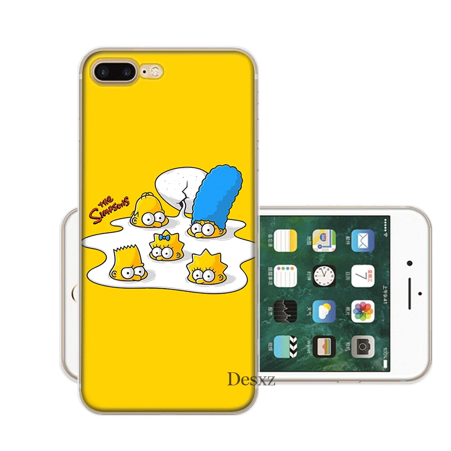 Mobile Phone Case for iPhone 11 Pro XR X XS Max 6 6S 7 8 Plus 5 5S SE Cover Simpson Shell Protection |