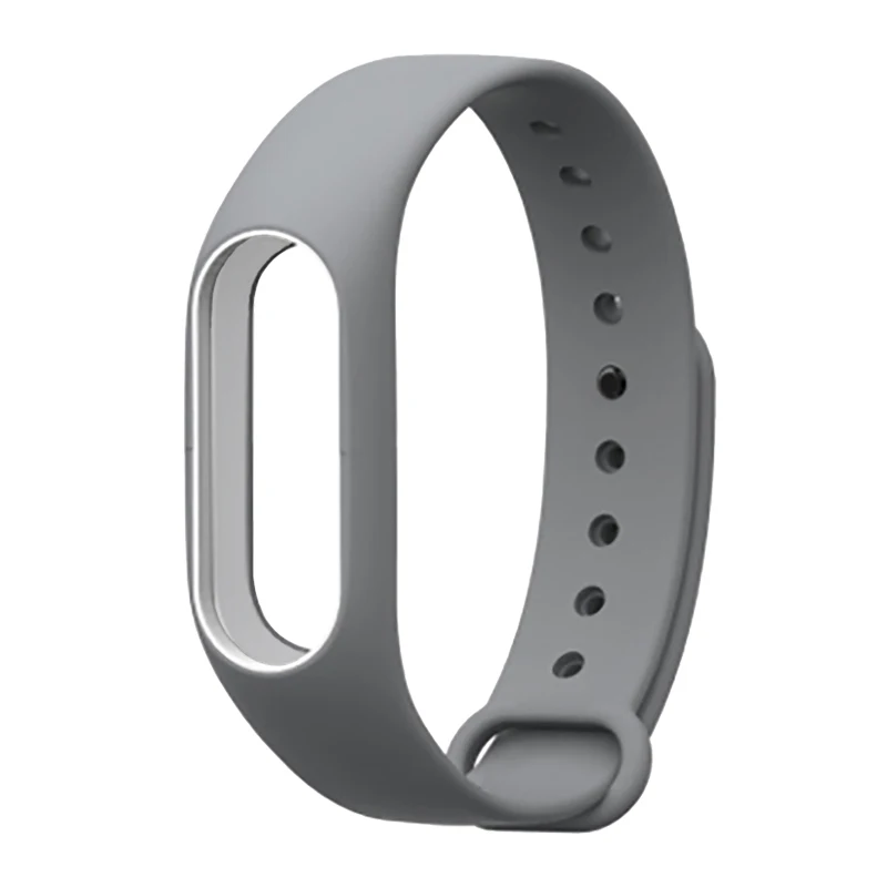 Двухцветный силиконовый ремешок для Xiaomi Mi Band 2 смарт браслет часов Miband2 Miband Band2