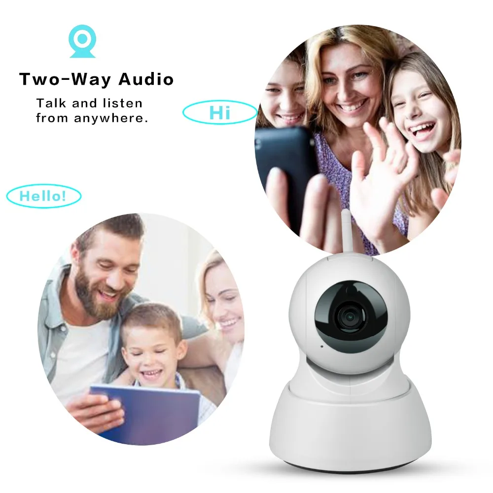 Беспроводная камера Smart HD ip-камера Wi-Fi Remote monitor дома камеры видеонаблюдения для
