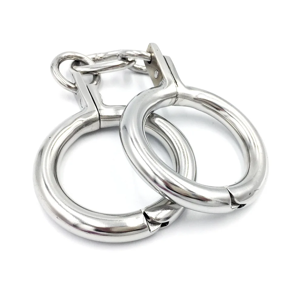 Новинка наручники на лодыжку с цепочкой из нержавеющей стали Металл эротические