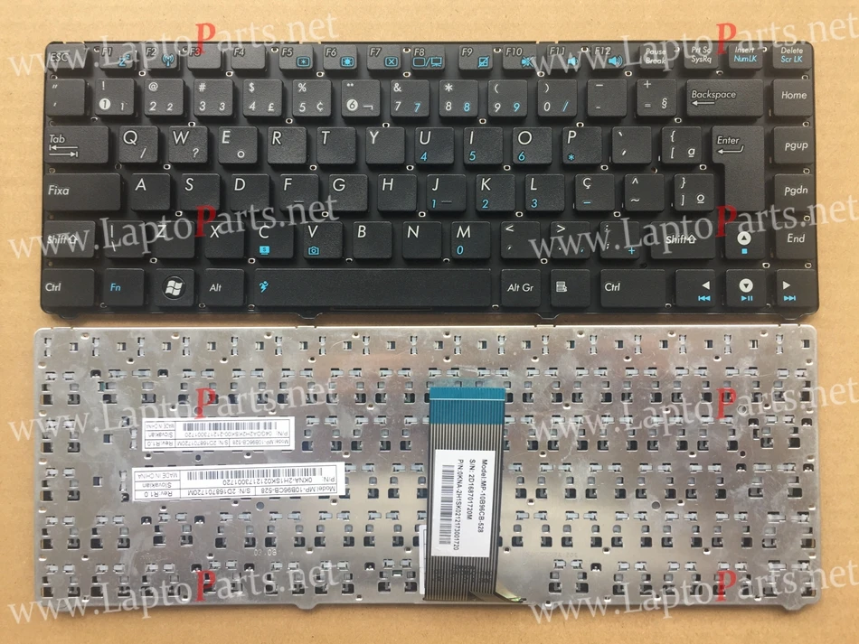 Новая BR бразильская клавиатура для ASUS EEEPC EPC 1215P 1225B 1215 1215T 1215N 1215B 1225C без рамки