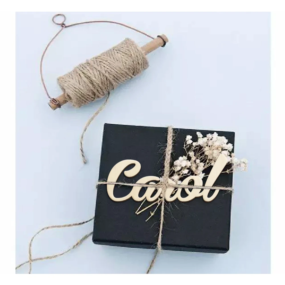 10 шт. деревянные открытки с именем на заказ|Украшения своими руками для