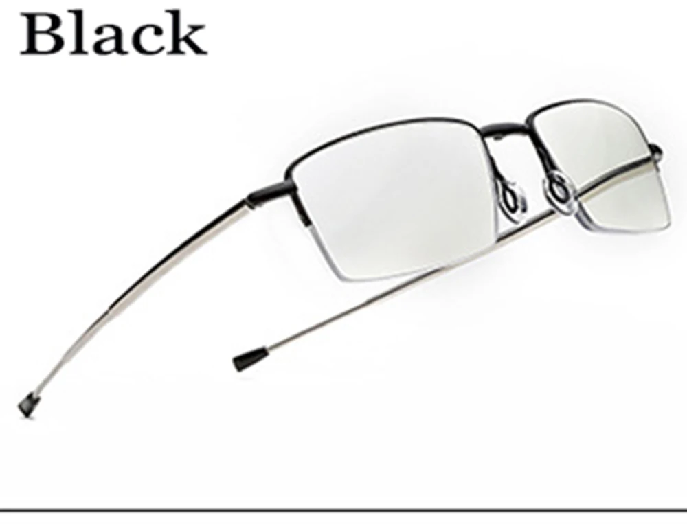 Gafas De Lectura складные прогрессивные Мультифокальные очки для чтения, оправа для близкого и дальнего света 0 добавить+ 0,75 к+ 4 с Чехол - Цвет оправы: black frame