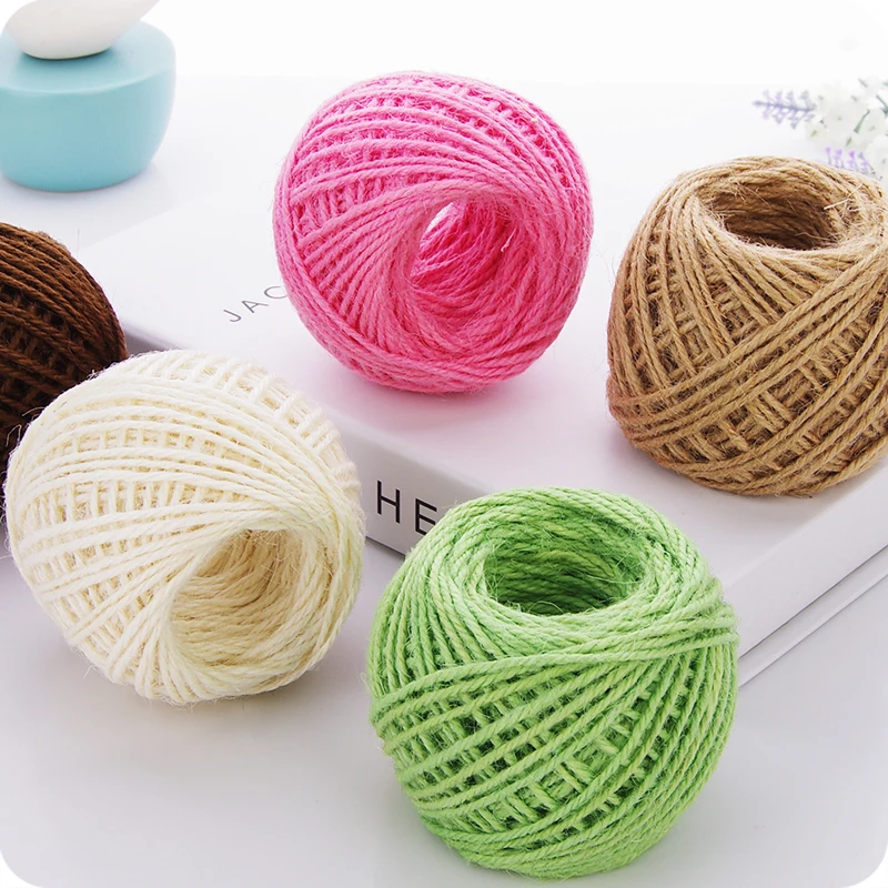 50 м/рулон декоративная веревка из тонкого льна диаметр 2 мм|roll diy|rope craftdia dia |