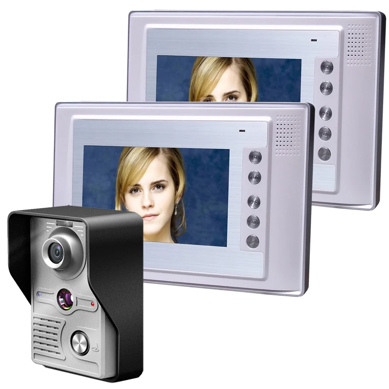 YobangSecurity 7 дюймов TFT LCD Домашняя безопасность видео дверной звонок Домофон