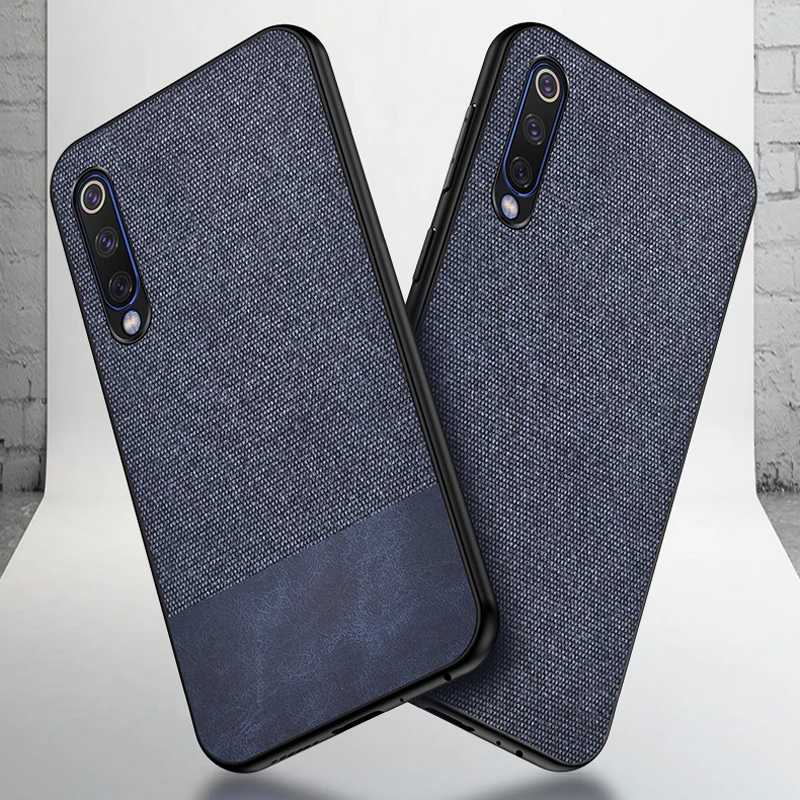 Хлопковый тканевый чехол для Xiaomi Mi CC9 CC9E CC 9 9E Mi9 Mi8 Retra классический силиконовый