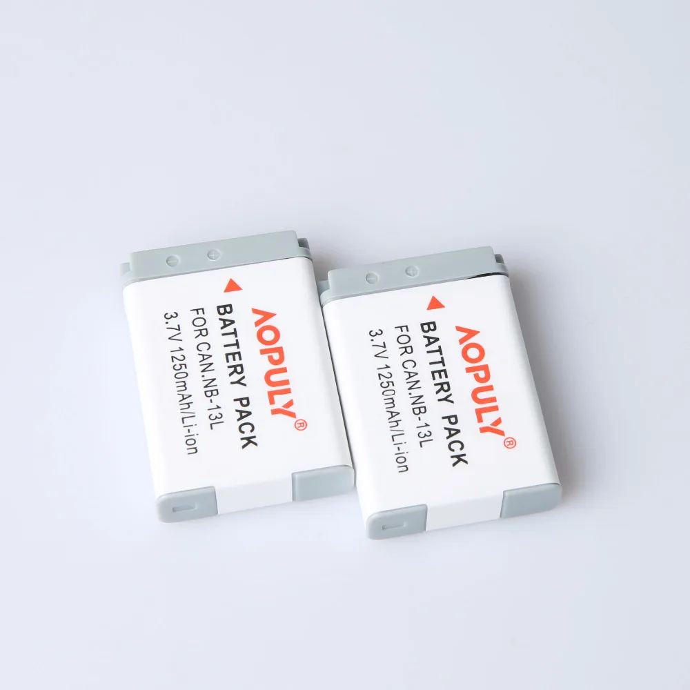 

2Pcs/lot NB-13L NB13L 13L Rechargeable Digital Battery for Canon PowerShot G5 X G5X G7 X G7X Mark II G9 X G9X Camera