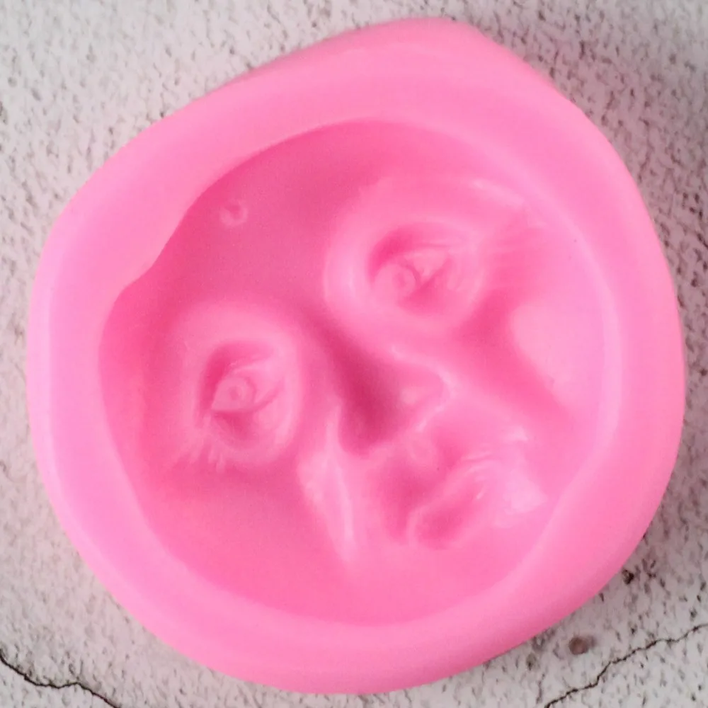 3D Moon Face инструменты для приготовления пищи Силиконовые Формы Торт Шоколадные конфеты для приготовления желе и выпечки Плесень инструменты для украшения тортов из мастики
