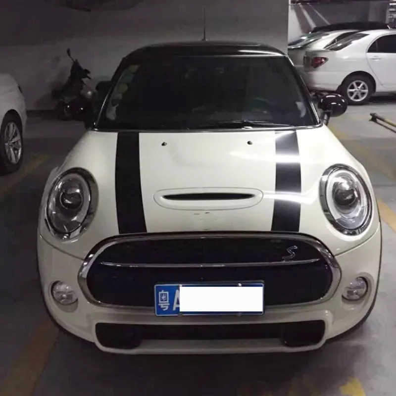Наклейки и наклейки для автомобиля в полоску на капюшон Стайлинг MINI Cooper S Countryman