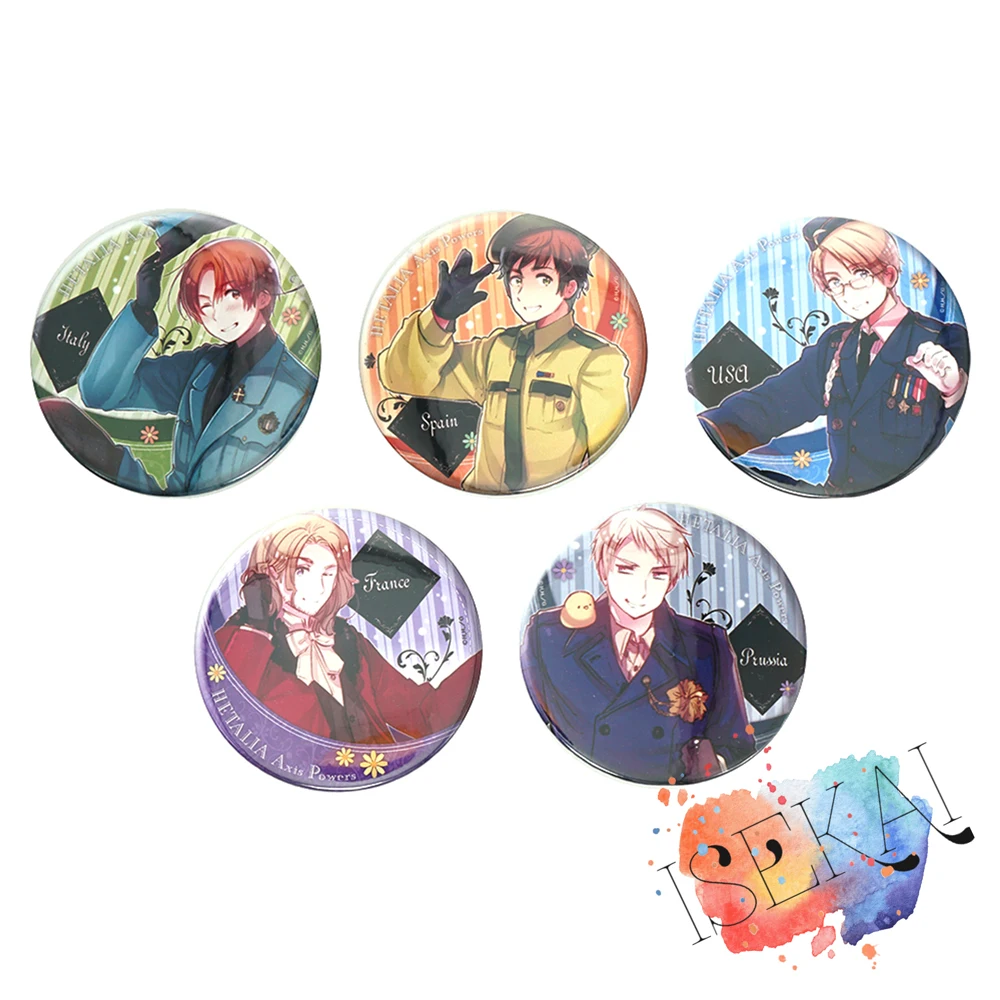 Значок на булавке Axis Power HETALIA значок аниме Италия Франция Россия США