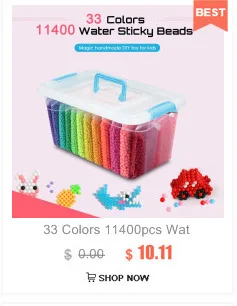 11400 шт, водные липкие бусины, игрушка, сделай сам, волшебная игрушка из бисера, ручная работа, 3D бисер, Обучающие головоломки, игрушки для детей