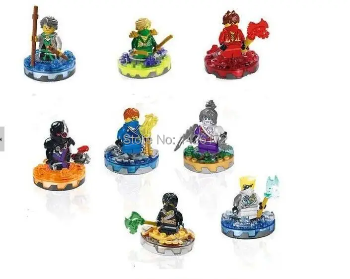 LELE 78031 Phantom Ninja seven spinning top earners series of children's educational toys Building Blocks Compatible With Lego | Игрушки