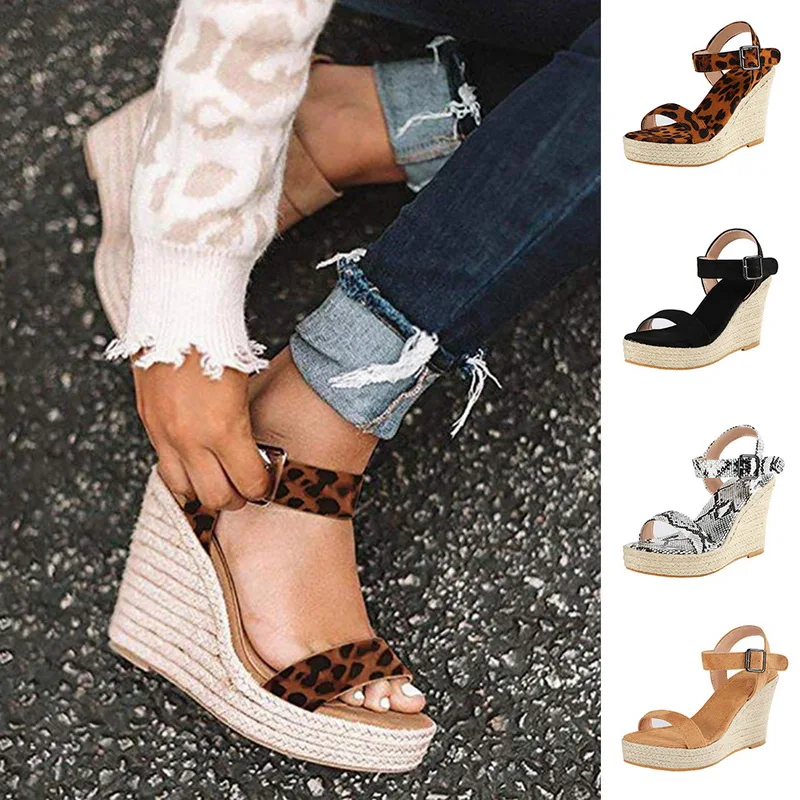 Oeak/Летняя обувь; Zapatos De Mujer; женские босоножки на ремешке; женские босоножки на платформе; обувь на танкетке; повседневная женская обувь с открытым носком; Прямая поставка