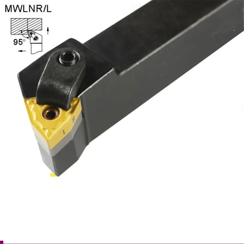 

ZIYI 1pcs MWLNL2525M08 Lathe Turning Holder For WN..0804 Inserts