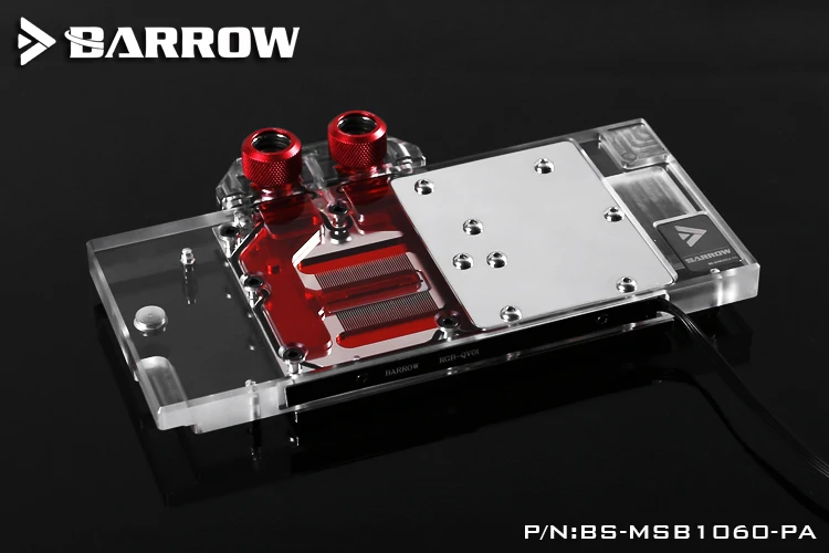 Barrow GPU водяной блок для MSI GTX1060 радиатор водяного охлаждения|gpu water block|water blockgpu |