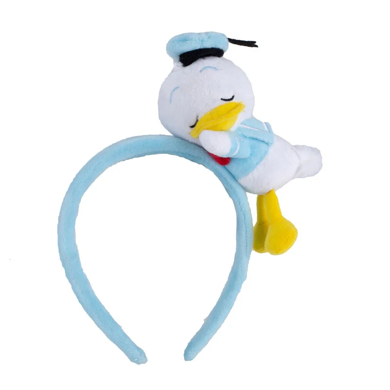 Donald Duck Дисней ролевые игры игрушки повязка Микки Маус Дональд Дак тигр плюшевые мультфильм аксессуары для волос ребенок день рождения наряжаться подарки - Цвет: Donald Duck