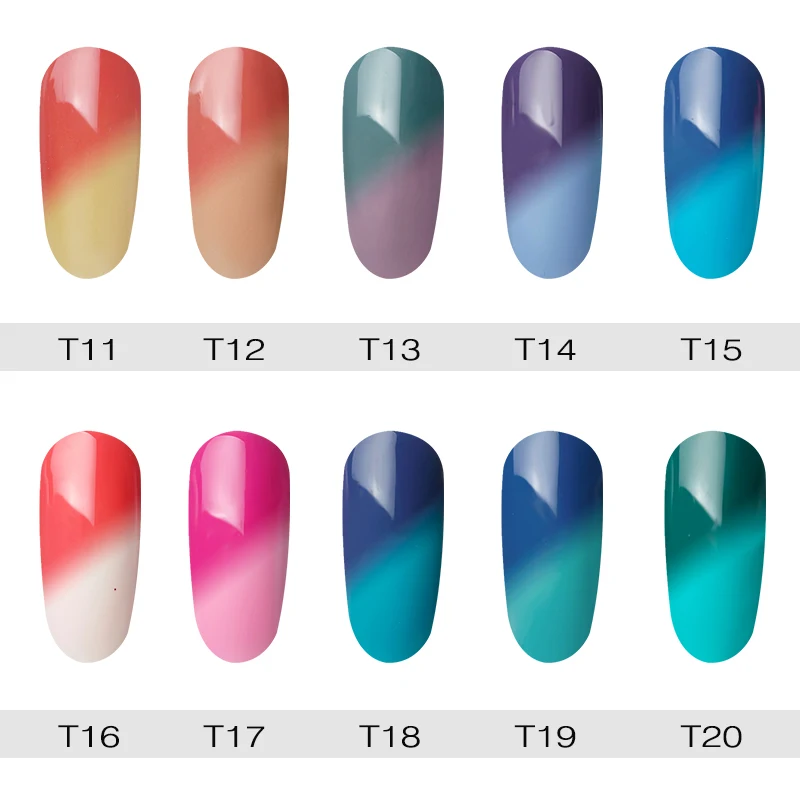 NAILWIND хамелеон изменяющийся от температуры T01 30 гель лак для ногтей Гель