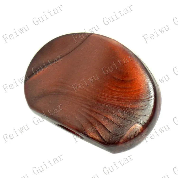 6 шт. колышки для тюнинга кофейного цвета гитары Сменная головка машины Кнопочная