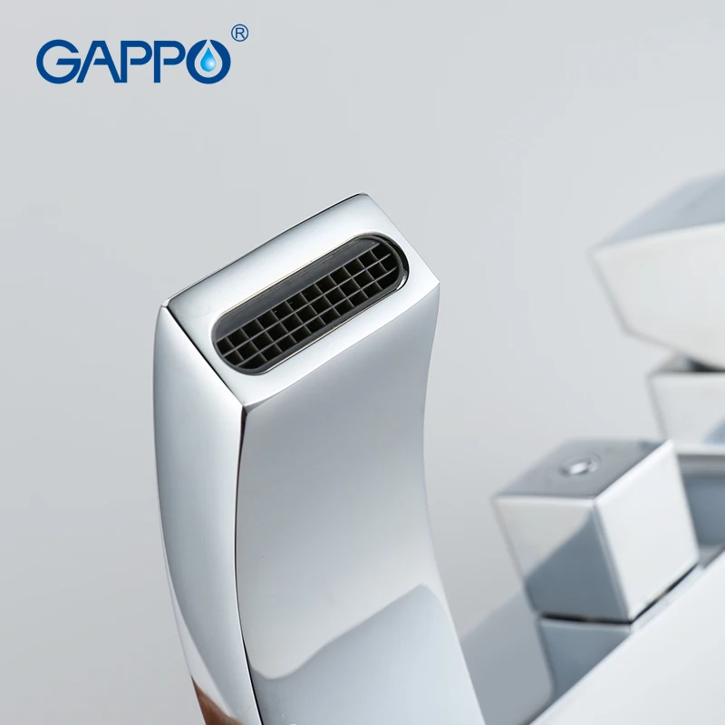 GAPPO для ванной, Душевая система, настенный душ с дождевой насадкой, смеситель для душа с одной ручкой, душевой набор, водопад, массажные струи, носик