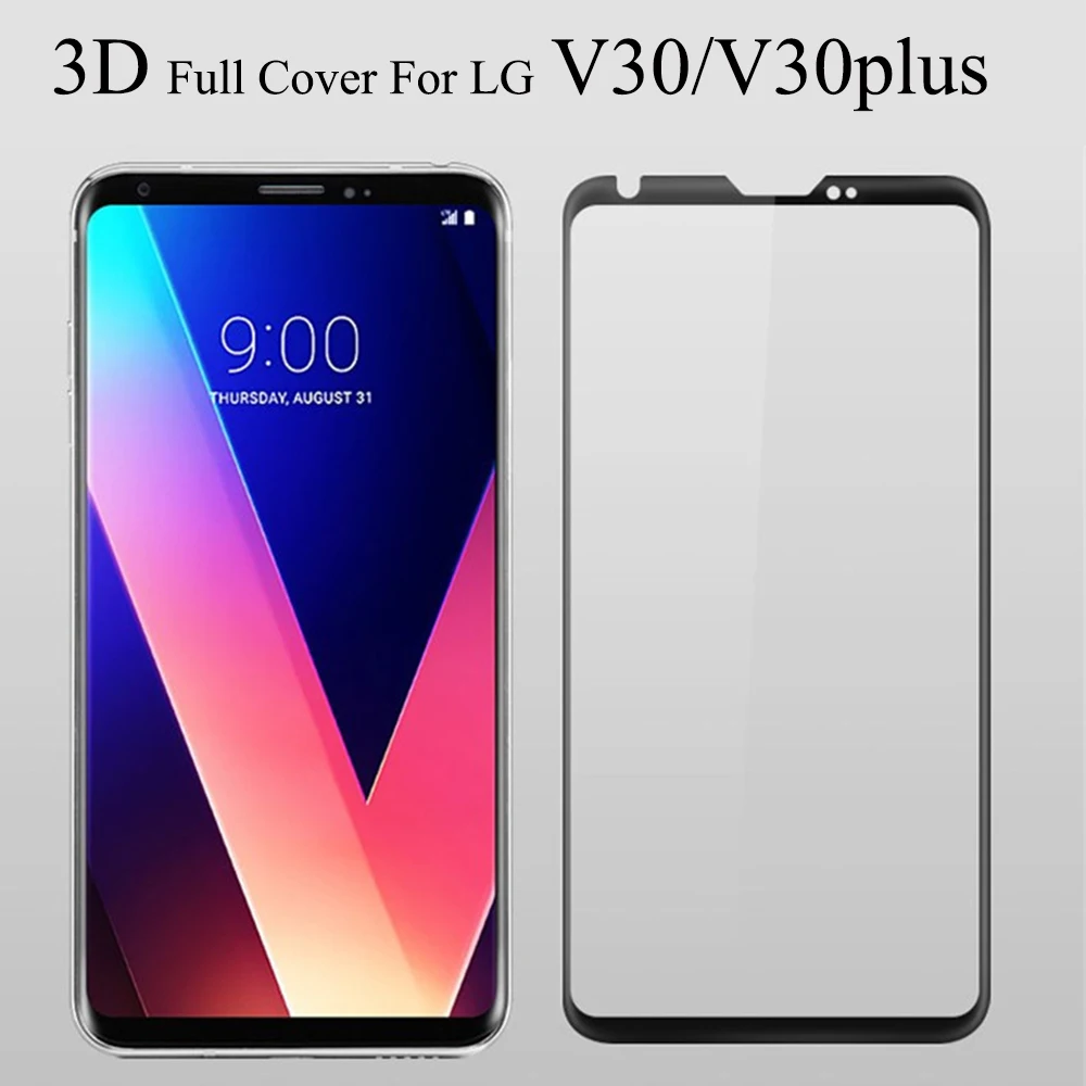 Закаленное стекло с полным покрытием для LG V50 G8 K40 V40 V30 Plus G7 G6 V20 K11 K8 K10 2018 защита