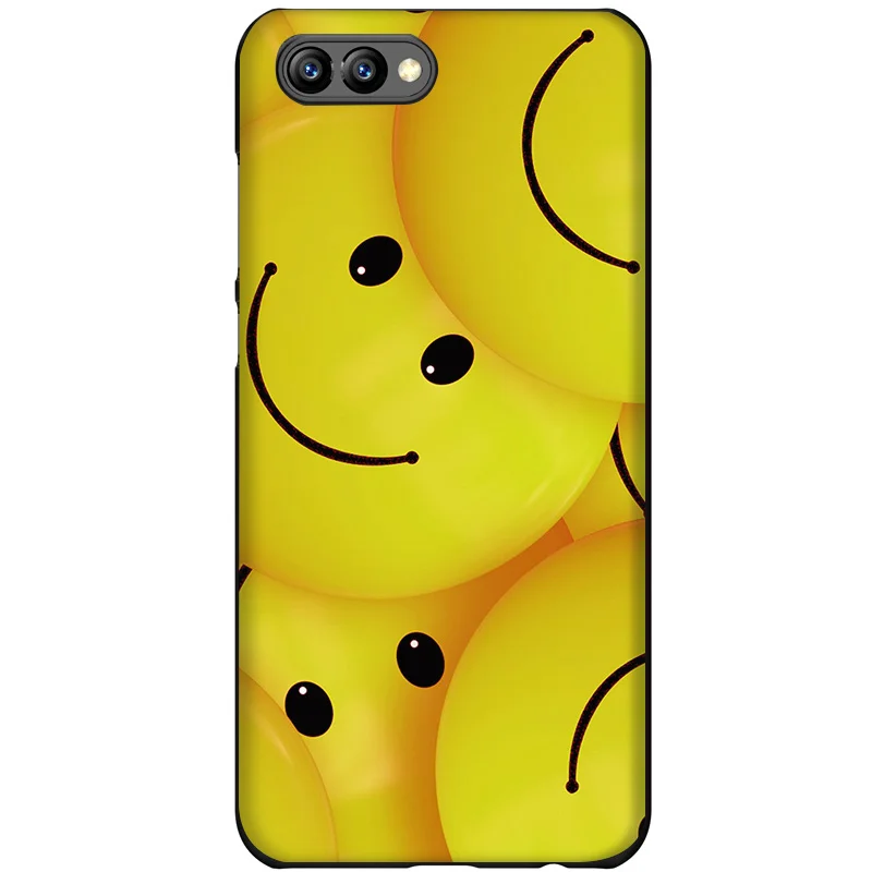 Чехол для мобильного телефона из ТПУ Desxz Smiley Face Huawei Honor 6A 7X 7A 7C 8 8X 8C 9 Note 10 P30 Lite