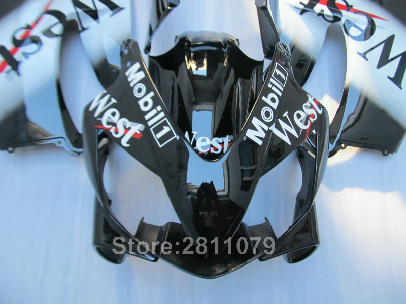 Литьевая форма ABS пластик набор обтекателей для Honda CBR600 F4I 01 02 03 Западная наклейка