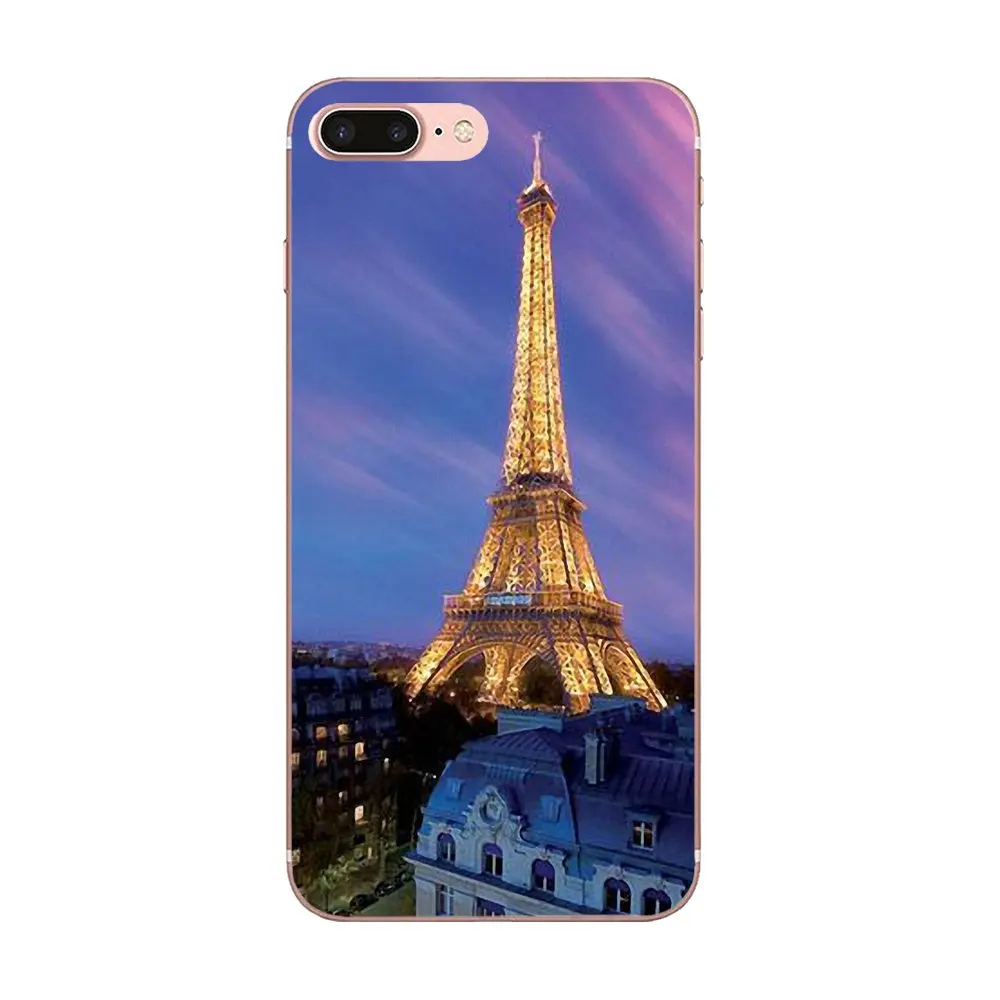 Розовый чехол из ТПУ для LG Nexus 5 5X G2 G3 mini spirit G4 G5 G6 K4 K7 K8 K10 2017 V10 V20 V30 Stylus Dusk Paris Eiffel