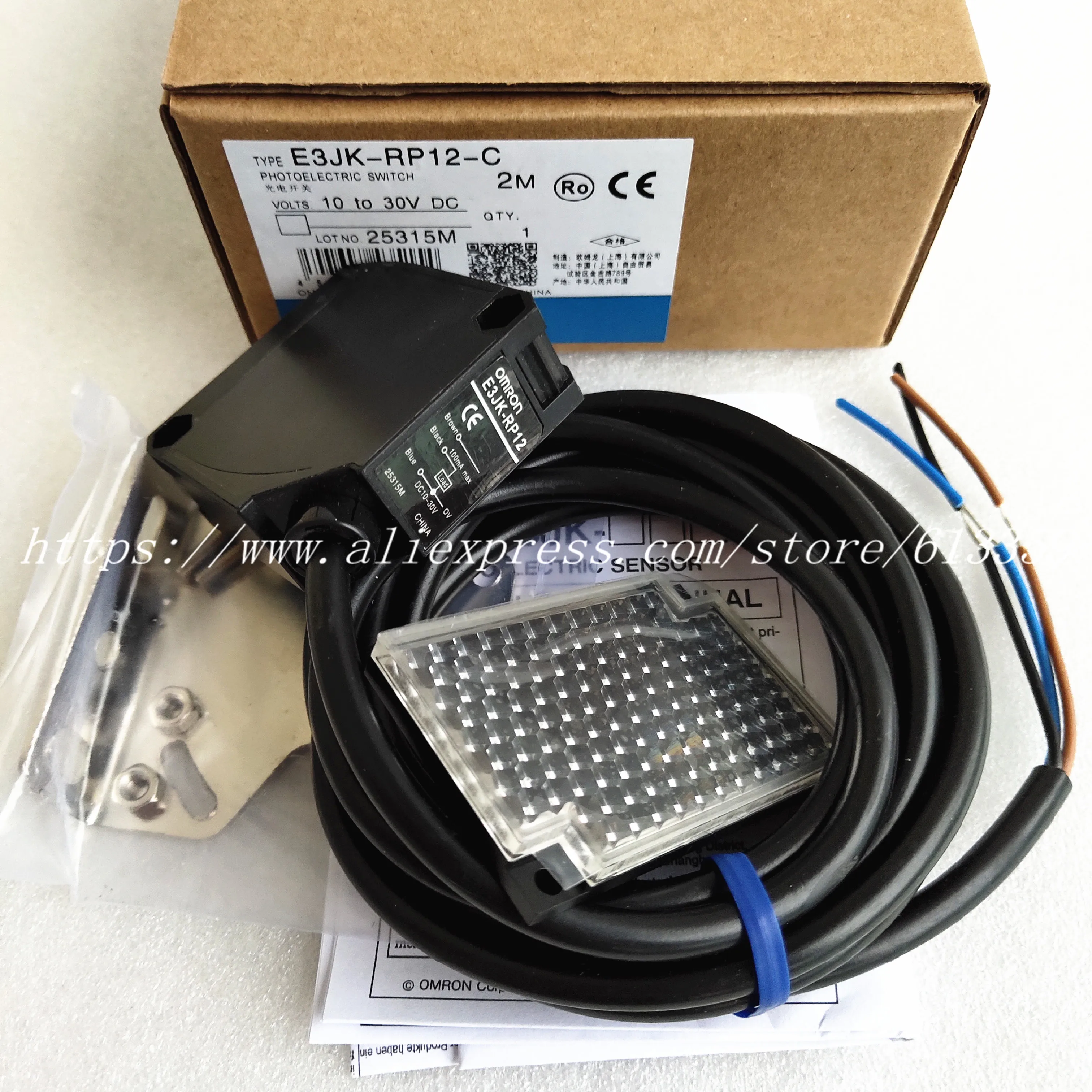 E3JK-RP11-C E3JK-RP12-C Omron ретро-отражающий фотоэлектрический переключатель сенсор высококачественный
