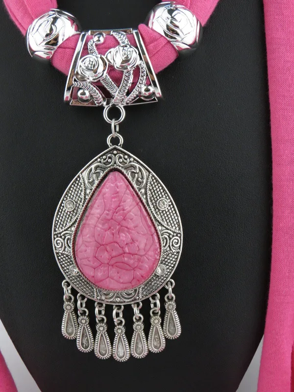 Женский шарф RUNMEIFA с подвеской в виде капель воды бесплатная доставка 2017|pendant