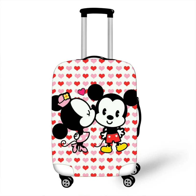 E Luggage Protective Cover Case For Elastic 18-32 Inch Suitcase Protective Cover Cases Covers Xl Travel Accessories Mickey Minnie - Цвет: E