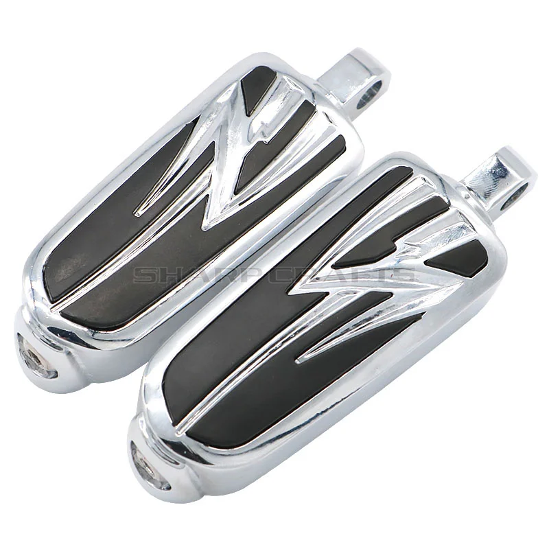 Rider Пассажирские подножки напольные доски для Harley Touring Road King Street Electra Glide FLHR FLHX FLHTC FLHT V-Rod - Цвет: G-Chrome