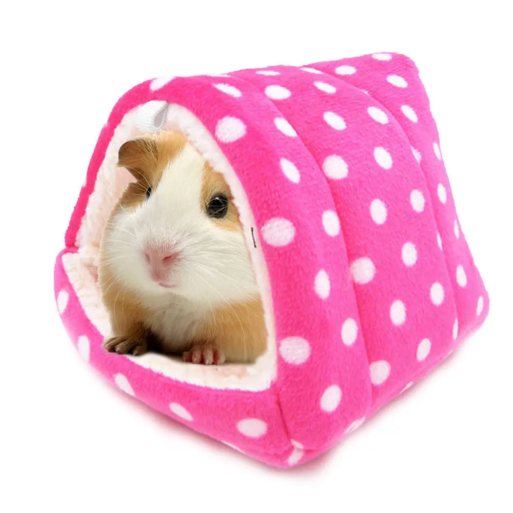 Мягкая теплая Домашняя пещера для домашних животных маленькое животное хомяк