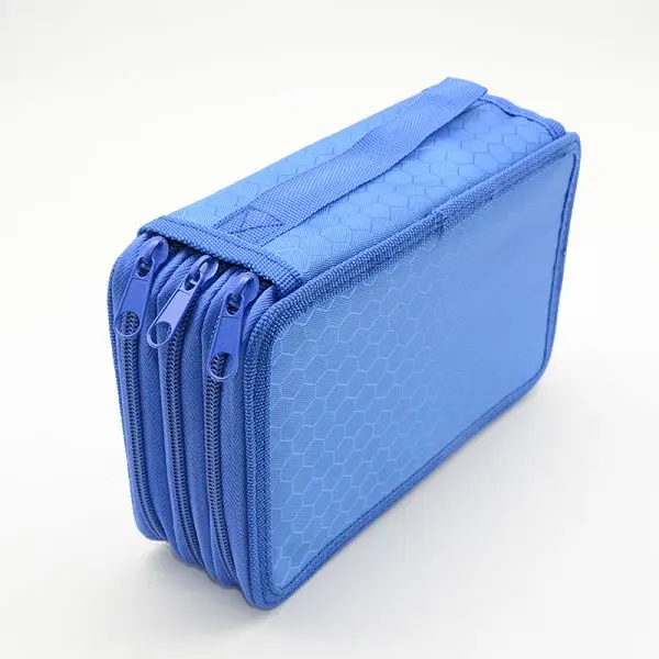 52 holes blue Чехол для карандашей Estuche Escolar Estojo Escola Kalemlik Estuches Para El Colegio коробка для карандашей Trousse Scolaire Stylo Lapices сумка - Цвет: 52 holes blue