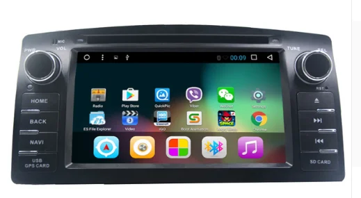 Автомобильный Dvd плеер 2 Din четырехъядерный Android 7 1 радио стерео для Toyota Corolla E120 Byd F3