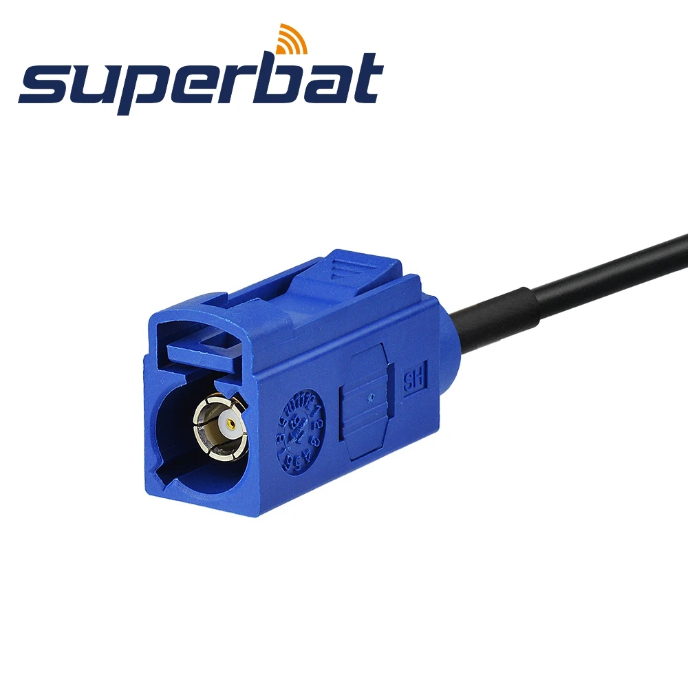 Superbat gps антенна удлинитель Fakra C штекер для Fakra C гнездовой разъем RG174 4 м для телематики или навигаторов