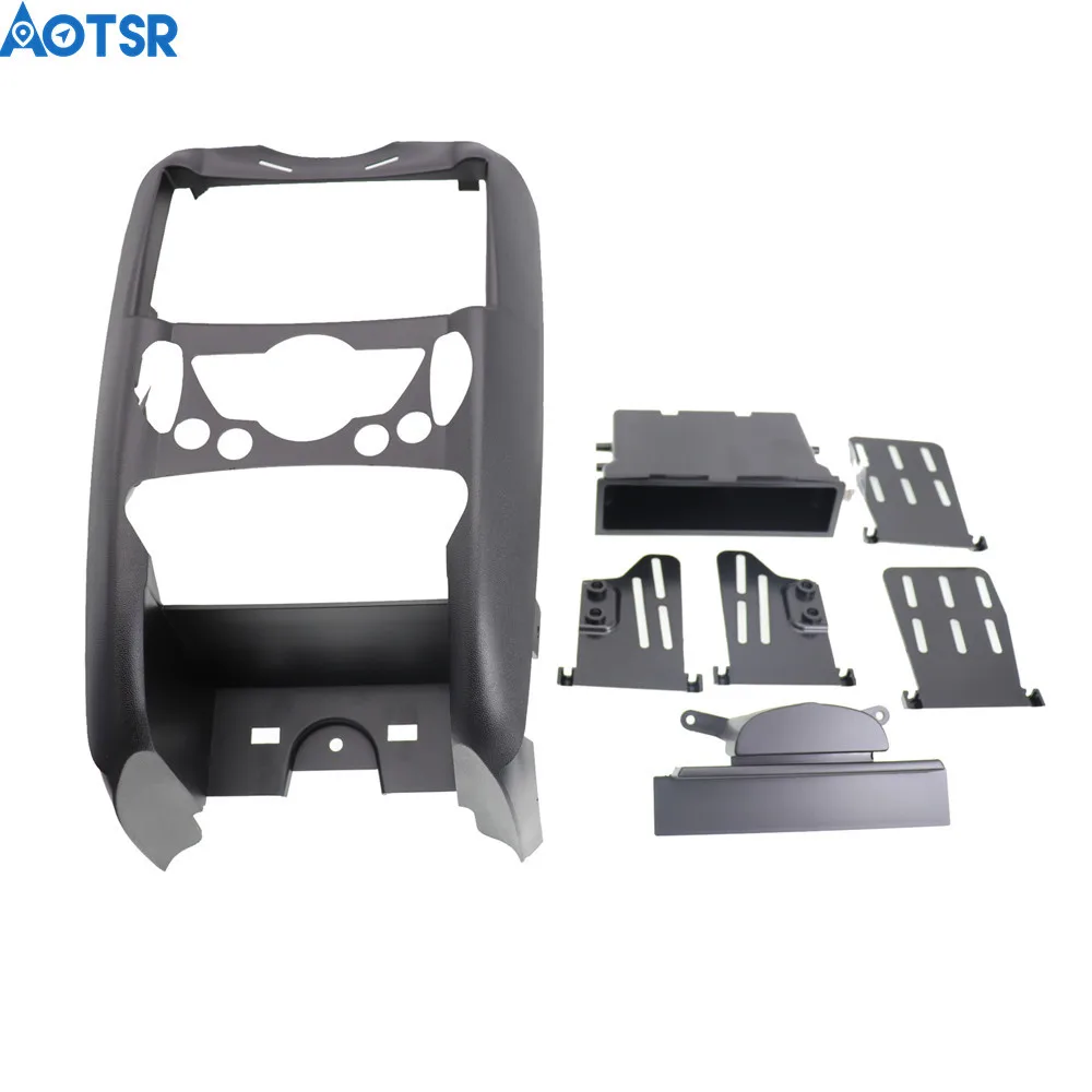 Автомобильный радиоприемник Fascia frame для MINI Hatchback II (R56) Cabrio (R57) Clubman (R55) Dash Facia Panel Stereo
