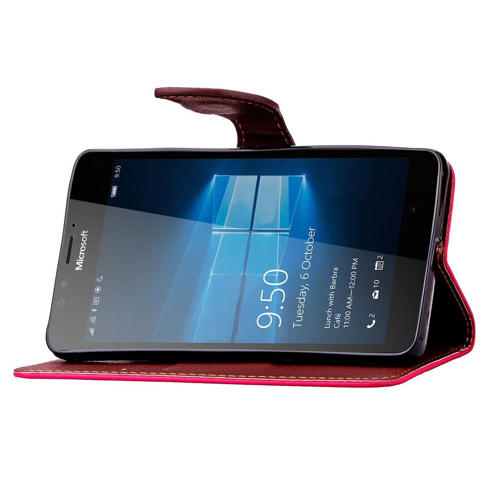 Лист застежка Чехлы для телефонов ПУ Nokia Lumia 950 чехол Чехол кожаный телефонных