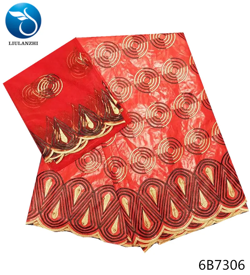 LIULANZHI lace bazin with mesh laces 2yards african for women 5yards batik fabric cotton material best products 6B73 | Дом и сад