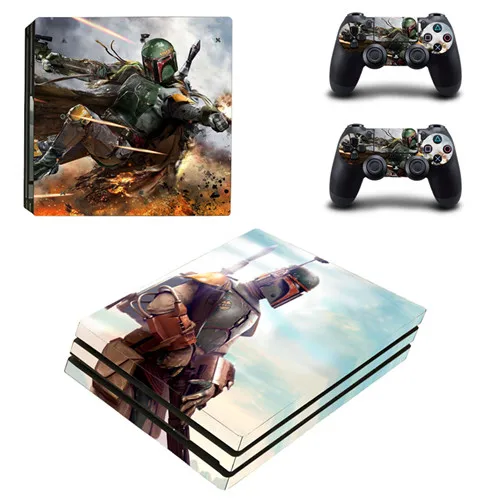 YSP4P-0408 Звездные войны Дарт Вейдер PS4 про кожу Стикеры наклейка для Игровые приставки 4 консоли и 2 контроллера PS4 про кожу Стикеры винил аксессуар - Цвет: YSP4P-0408