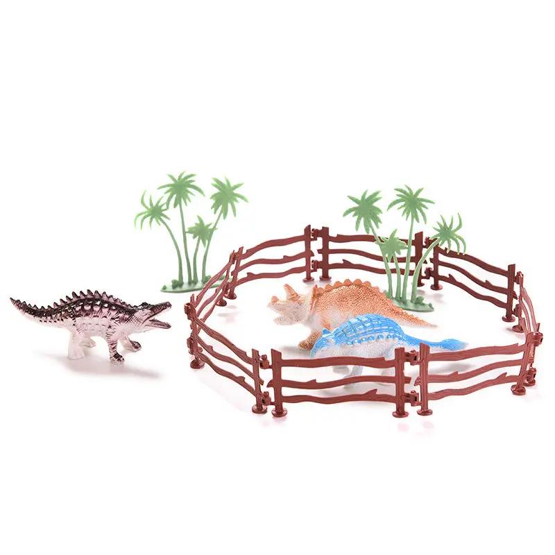 13 шт./компл. пластиковая пустотелая игрушка животные Рекс динозавр модель экшен