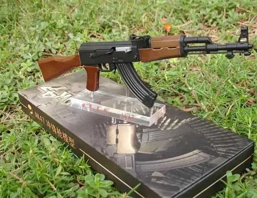 1:3 металлический поддельный пистолет AK-47 винтовка игрушка винтовка пистолет модель игрушечного оружия металл