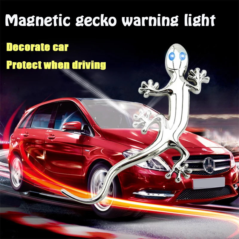 LENTAI 1 шт. Авто Gecko предупреждающий светильник Автомобильный светодиодный тюнинг