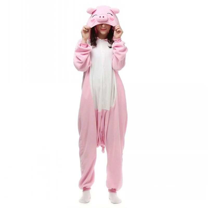 Новинка 2017 мягкая Пижама костюм в виде животного для косплея унисекс комбинезон