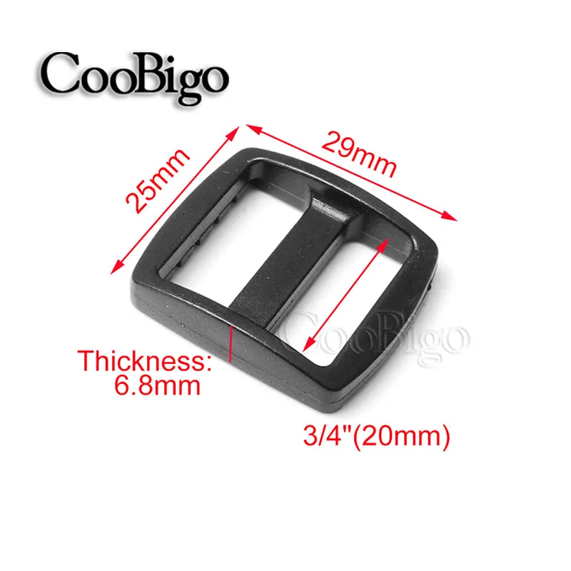 10 шт. пластиковые пряжки для ремня рюкзака|tri glide|adjustable bucklesslider buckle |
