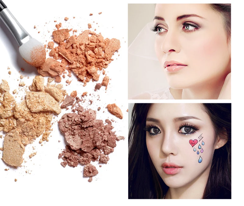 Матовые тени для век Maquillaje sombra de sobrancelha блестящие пигментные нюдовые наборы