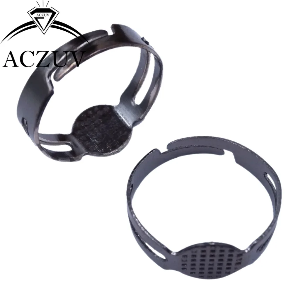 Оптом 1000 шт./партия регулируемое кольцо с античной