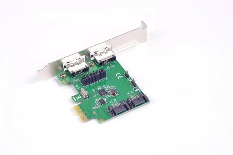 Бесплатная Доставка PCI-Express до 2 Порт Внутренний SATA3.0 Карты Расширения с Внешний